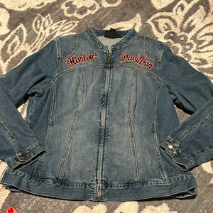 Harley Davidson women’s Jean jacket. Like new